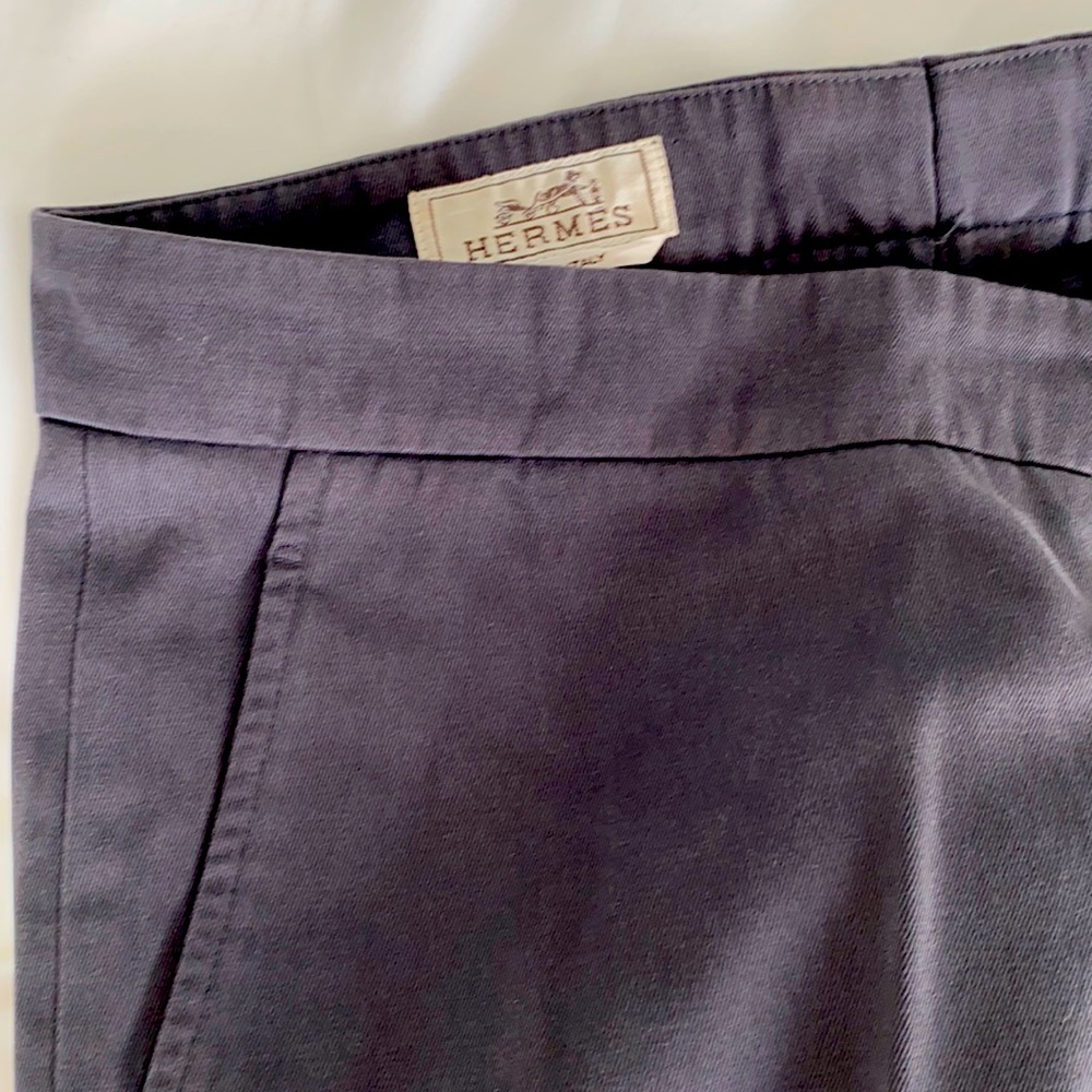 Hermès Men’s Dark Gray Pants Size 44 [pls read]